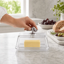 Glass Butter Dish - Grape by Arthur Court Designs