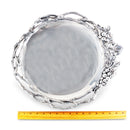Grape Open Vine Round Tray Large