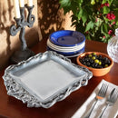 Grape Open Vine Square Tray 12