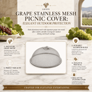 Grape Stainless Mesh Picnic Cover