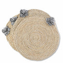 Grape Twisted Seagrass Placemats - set of 4