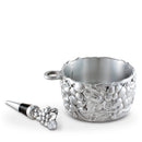 Grape Wine Caddy and Stopper Set