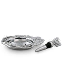 Grape Wine Coaster and Stopper Set