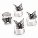 Butterfly Napkin Rings - set of 4