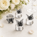 Butterfly Napkin Rings - set of 4