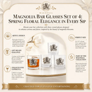 Magnolia Bar Glasses Set of 4 by Arthur Court Designs