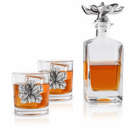 Magnolia Decanter Set with Glasses by Arthur Court Designs