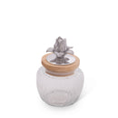 Magnolia Knob Glass Canisters