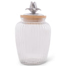 Magnolia Knob Glass Canisters