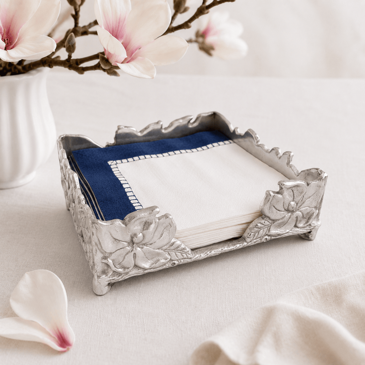 Magnolia Luncheon Napkin Box, photo 9 of 13
