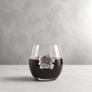 Magnolia Stemless Wine Glasses - Set of 4 by Arthur Court Designs