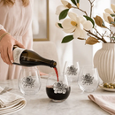 Magnolia Stemless Wine Glasses - Set of 4 by Arthur Court Designs