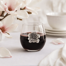 Magnolia Stemless Wine Glasses - Set of 4 by Arthur Court Designs
