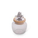 Magnolia Knob Glass Canisters