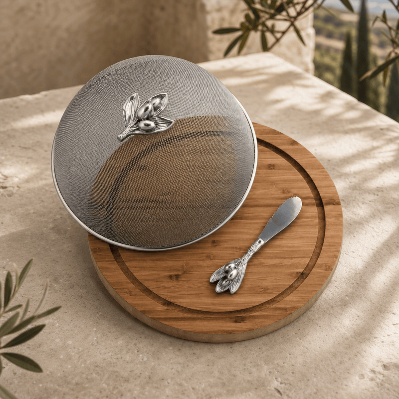 Olive 3 Piece Picnic Cheese Board / Spreader, photo 2 of 10