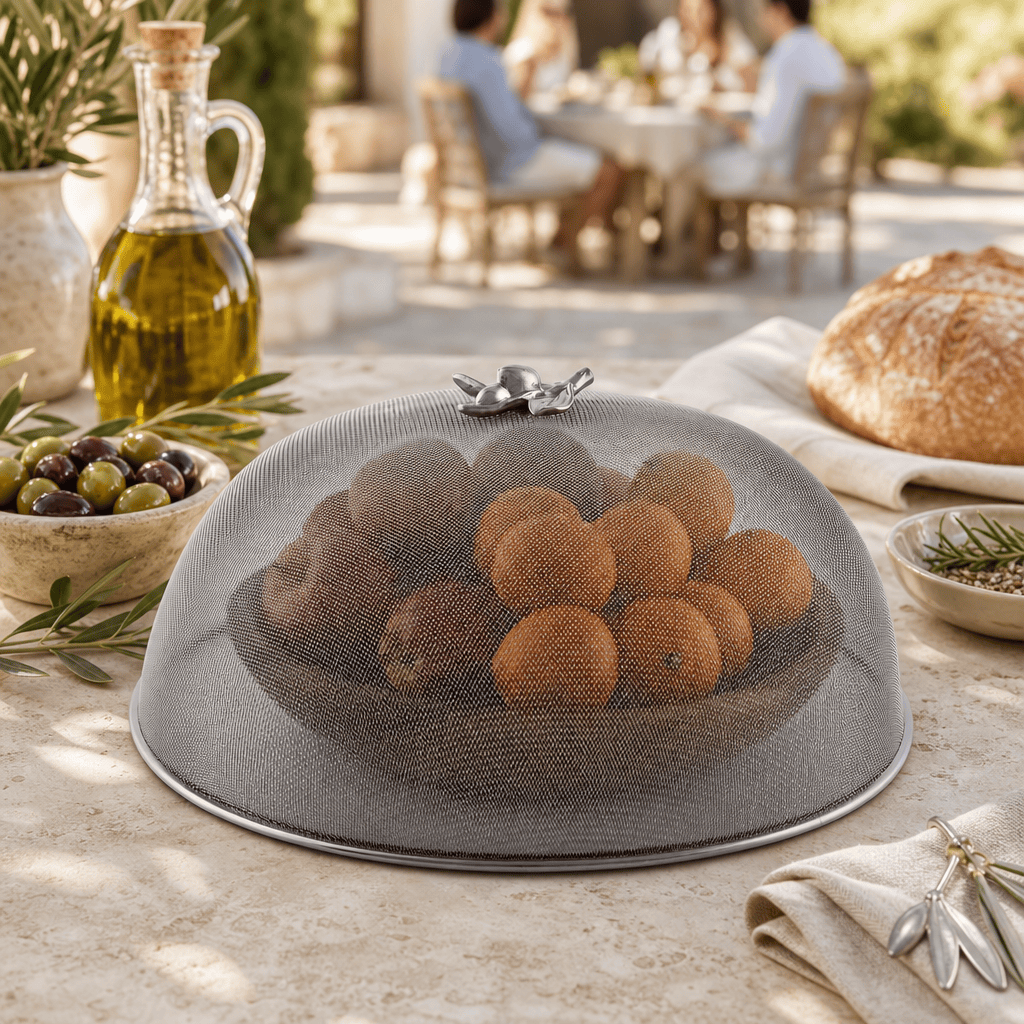 Olive Stainless Mesh Picnic Cover, photo 5 of 14
