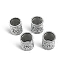 Concho Pattern Napkin Rings Set of 4