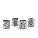Concho Pattern Napkin Rings Set of 4