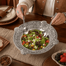 Concho Pattern Salad Bowl with Serving Set