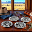 Concho Western Drink Coaster Set of 4