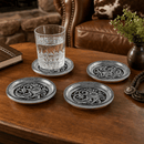 Concho Western Drink Coaster Set of 4