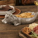 Cow Carving Serving Tray