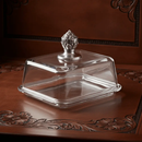 Glass Butter Dish - Concho by Arthur Court Designs