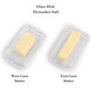 Glass Butter Dish - Concho by Arthur Court Designs