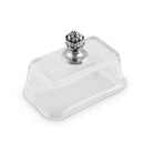 Glass Butter Dish - Concho by Arthur Court Designs