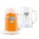 Longhorn Beer Mugs - Set of 2 by Arthur Court Designs