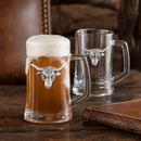 Longhorn Beer Mugs - Set of 2 by Arthur Court Designs