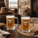 Longhorn Beer Mugs - Set of 2 by Arthur Court Designs