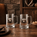 Longhorn Beer Mugs - Set of 2 by Arthur Court Designs