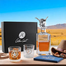 Longhorn Decanter Set with Pair of Glasses