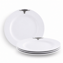 Longhorn Melamine Lunch Plates - Set of 4