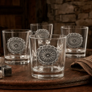 Western Concho Bar Glasses Set of 4 by Arthur Court Designs