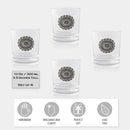 Western Concho Bar Glasses Set of 4 by Arthur Court Designs