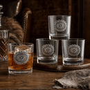 Western Concho Bar Glasses Set of 4 by Arthur Court Designs