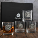Western Concho Bar Glasses Set of 4 by Arthur Court Designs