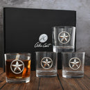 Western Star Bar Glasses Set of 4 by Arthur Court Designs