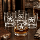 Western Star Bar Glasses Set of 4 by Arthur Court Designs