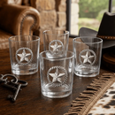 Western Star Bar Glasses Set of 4 by Arthur Court Designs