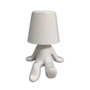 Articulated golden man table lamp for bedroom night light by Decorbites