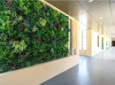 Country Fern Artificial Vertical Garden Green Wall Panel 40×40in 11 SQ FT – UV Resistant – Commercial Grade by Designer Plants USA