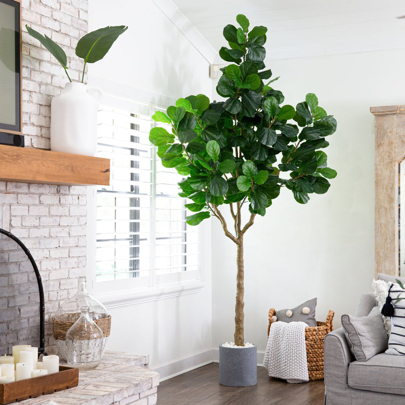 10’ Artificial Fiddle Leaf Fig Tree