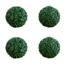 8" UV Resistant Artificial Boxwood Ball (Indoor/Outdoor) - Set of 4