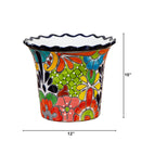 10" x 12" Handmade Mexican Talavera Ceramic Planter