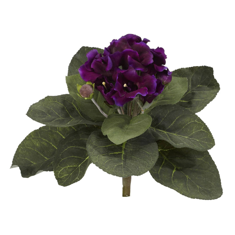 11” Gloxina Artificial Plant (Set of 4)