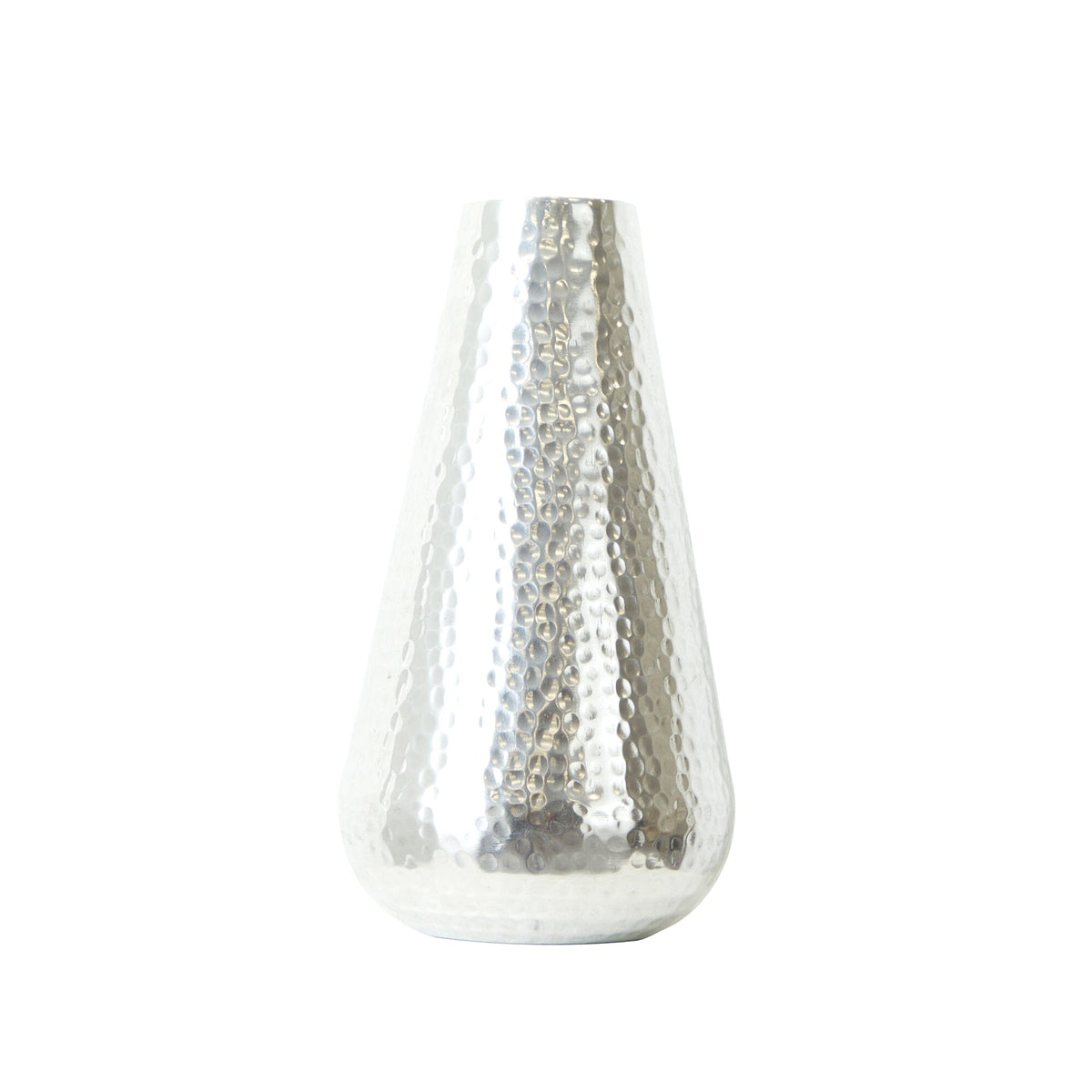 12” Aluminum Tear Drop Flower Vase, photo 4 of 4