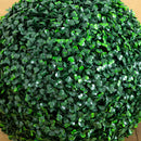 12" UV Resistant Artificial Boxwood Ball (Indoor/Outdoor) - Set of 2